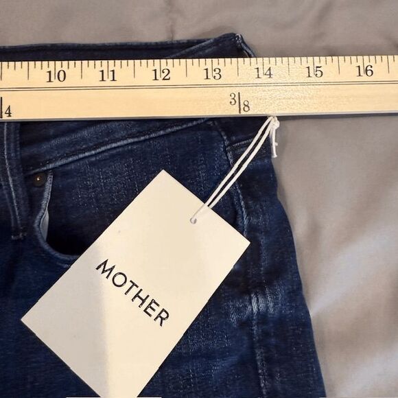 NWT Mother Jeans The High Waisted Runaway in Mint Condition Wash Flare Size 27 - Picture 12 of 16